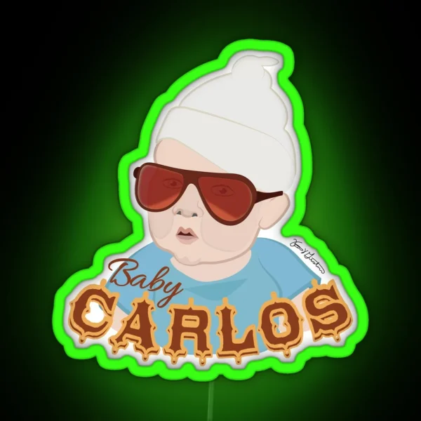 When In Vegas Call Him Carlos RGB Neon Sign