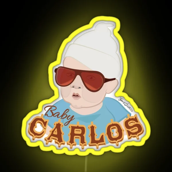 When In Vegas Call Him Carlos RGB Neon Sign