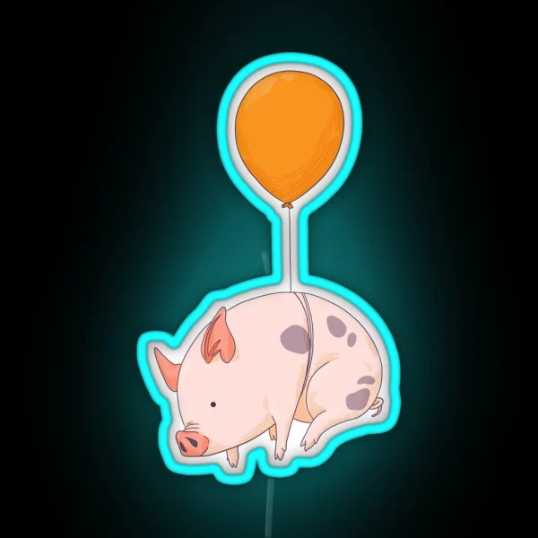 When Pigs Fly RGB Neon Sign