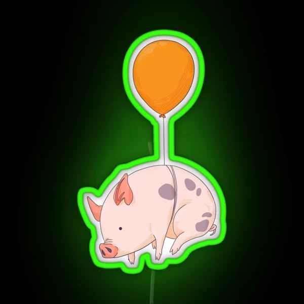 When Pigs Fly RGB Neon Sign