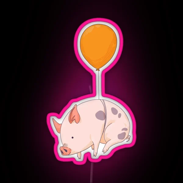 When Pigs Fly RGB Neon Sign