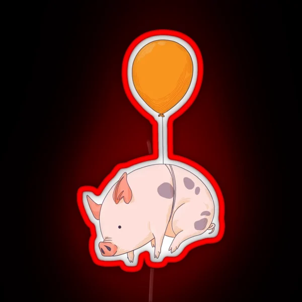 When Pigs Fly RGB Neon Sign