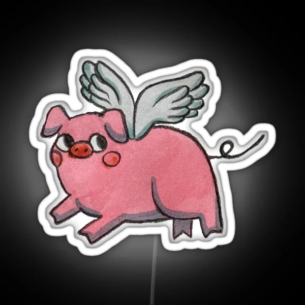 When Pigs Fly RGB Neon Sign