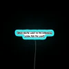 Neon Inspiration Sign with Bright Colorful LED Light Glow Illumination Accent