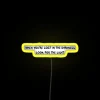 Guiding Navigation Through Darkness with Vibrant RGB Neon Sign Illumination