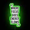 Affirmative Neon Sign with RGB Colors for Positive Mindset Focus