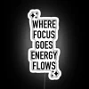 Guiding your mindset with vibrant affirmations in radiant colored lights