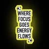 Affirmation Sign for Mindful Home and Office Decor with RGB Lighting