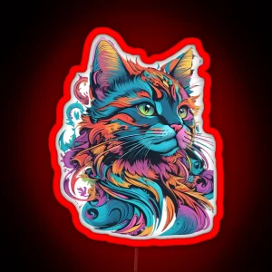 Whimsical Cat Creations RGB Neon Sign