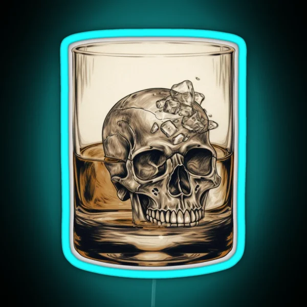 Whisky Skull Led Essential Led RGB Neon Sign