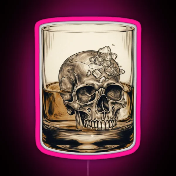 Whisky Skull Led Essential Led RGB Neon Sign