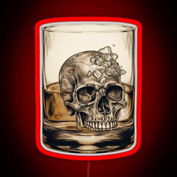Whisky Skull Led Essential Led RGB Neon Sign