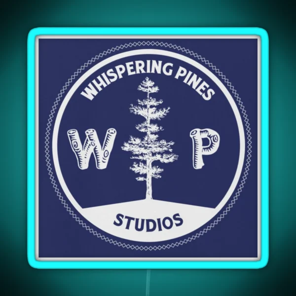 Whispering Pines RGB Neon Sign