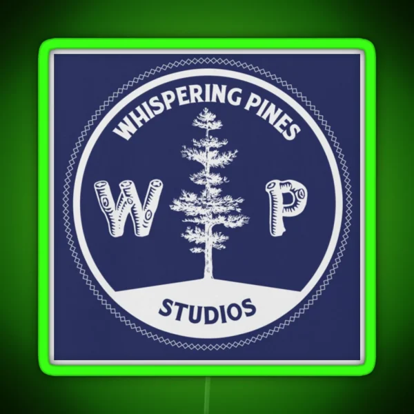 Whispering Pines RGB Neon Sign