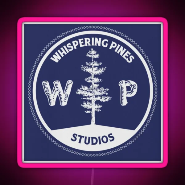 Whispering Pines RGB Neon Sign