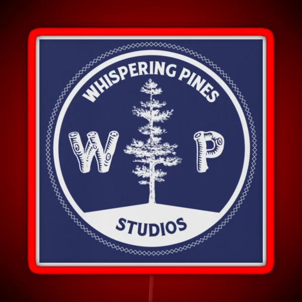 Whispering Pines RGB Neon Sign