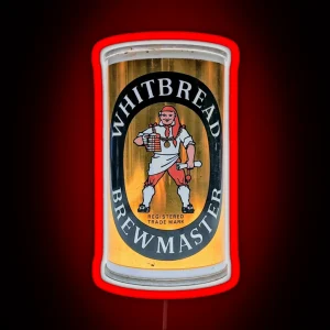 Whitbread Brewmaster Beer Can RGB Neon Sign