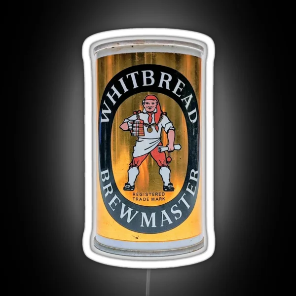 Whitbread Brewmaster Beer Can RGB Neon Sign