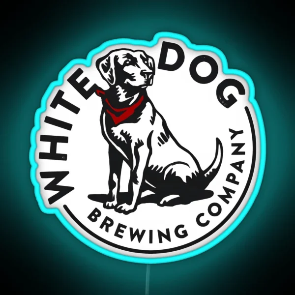 White Dog Brewing Co RGB Neon Sign
