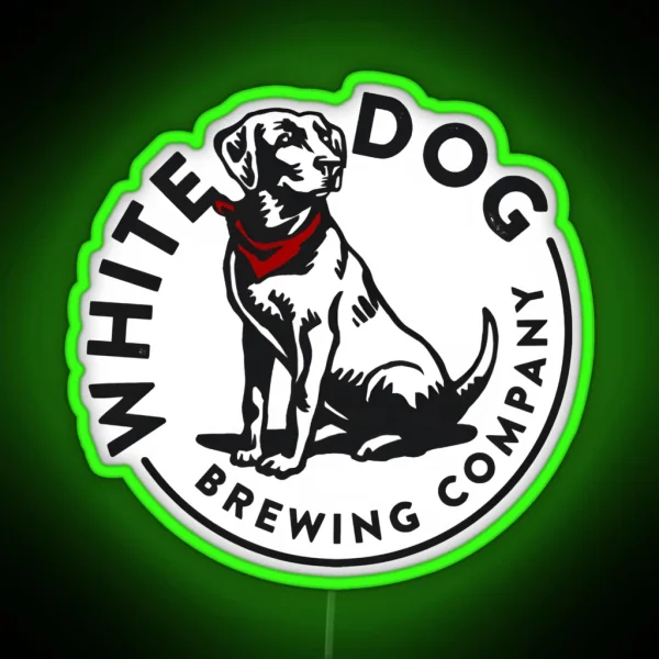 White Dog Brewing Co RGB Neon Sign