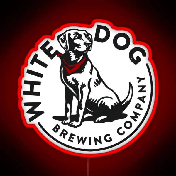 White Dog Brewing Co RGB Neon Sign