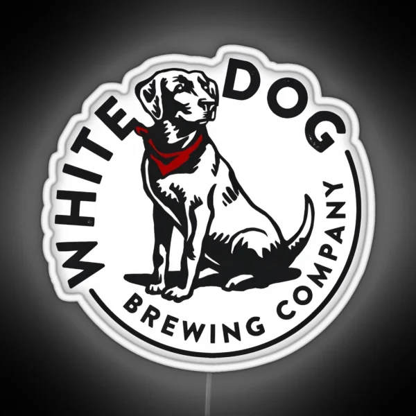 White Dog Brewing Co RGB Neon Sign