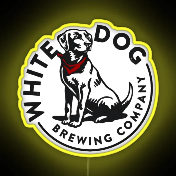 White Dog Brewing Co RGB Neon Sign