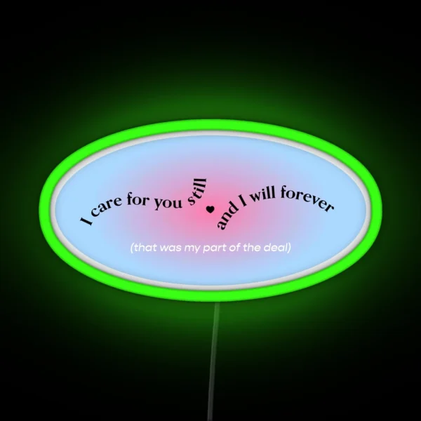 White Ferrari Frank Ocean RGB Neon Sign