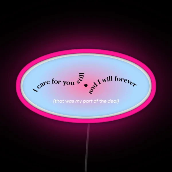 White Ferrari Frank Ocean RGB Neon Sign