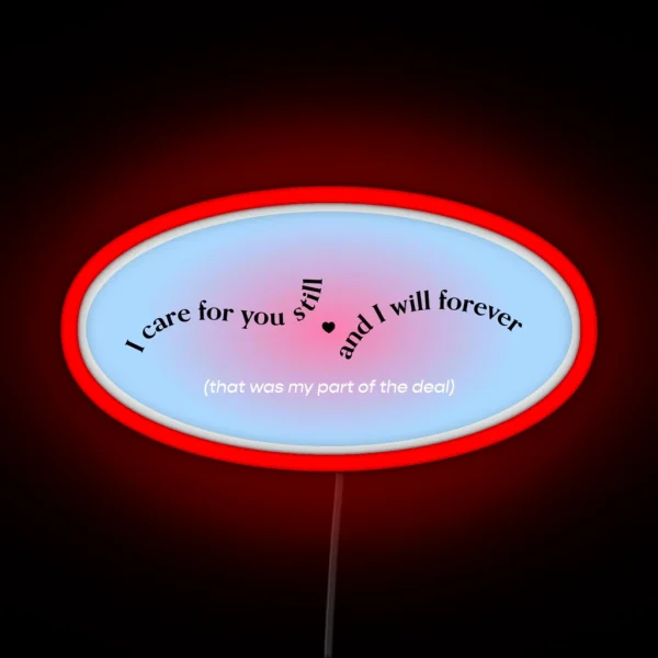 White Ferrari Frank Ocean RGB Neon Sign