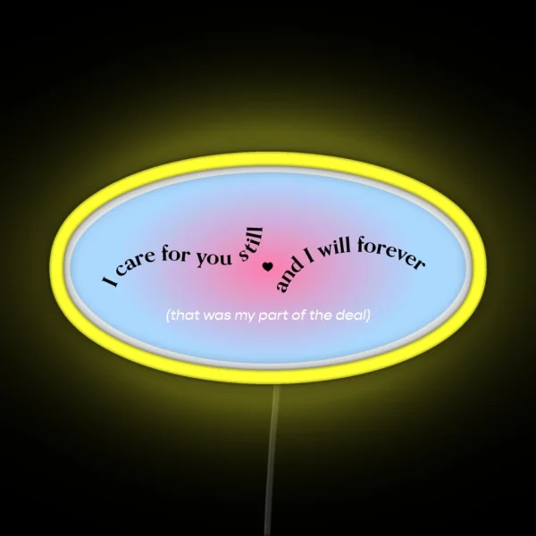 White Ferrari Frank Ocean RGB Neon Sign