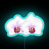 White Orchid RGB Neon Wall Sign Decorative Art Lighting Accents