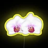 White Orchid Color Changing LED Neon Sign Decorative Wall Art Display