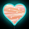 White Peach RGB Color Changing Neon Wall Art Sign Decoration