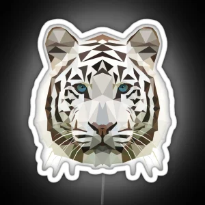 White Tiger RGB Neon Sign