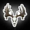 Eye-catching RGB neon deer skull wall decoration for any hunter.