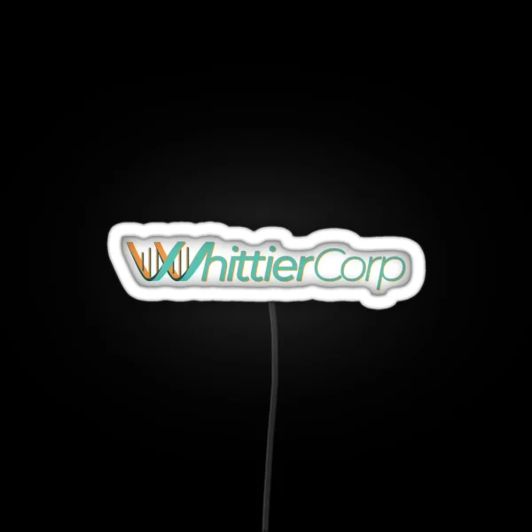 Whittier Corp RGB Neon Sign