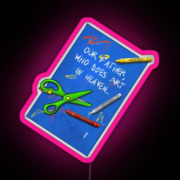 Who Does Art RGB Neon Sign