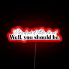 Taylor Swift inspired torturer poet department neon art wall decor