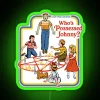 Who's Possessed Johnny RGB Neon Sign Art Home Decor Accent