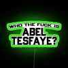Abel Tesfaye The Weeknd Inspired Neon Sign with RGB Lighting