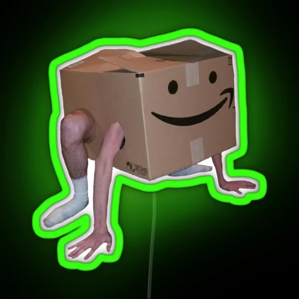 Why Is This Actually So Disturbing To Look At RGB Neon Sign