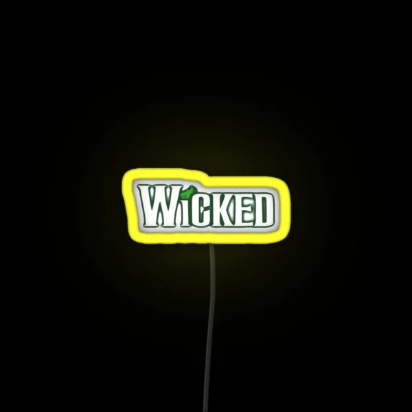 Wicked Musical Led Print RGB Neon Sign