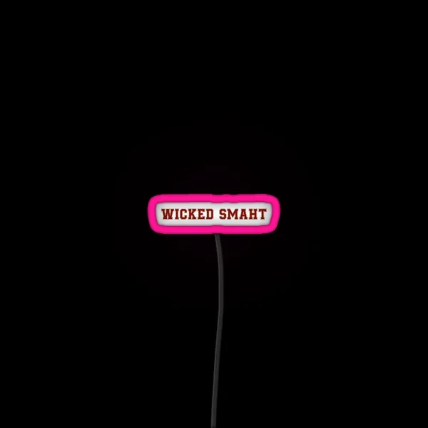 Wicked Smaht Led RGB Neon Sign
