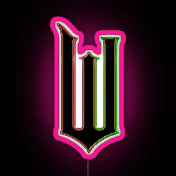Wicked W Logo Inspired RGB Neon Sign