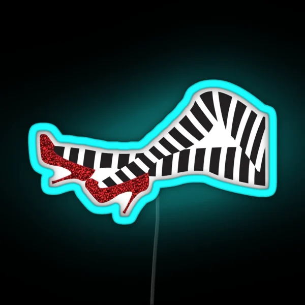 Wicked Witch Legs RGB Neon Sign