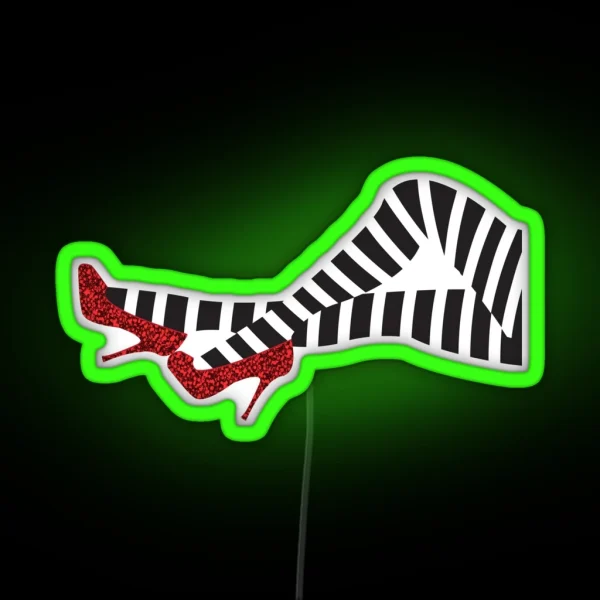 Wicked Witch Legs RGB Neon Sign