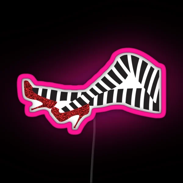 Wicked Witch Legs RGB Neon Sign