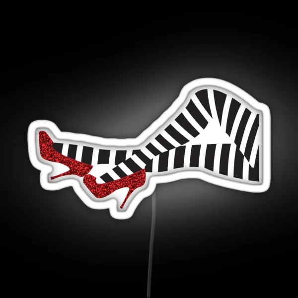 Wicked Witch Legs RGB Neon Sign