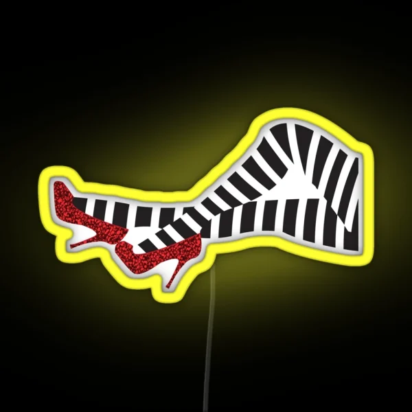 Wicked Witch Legs RGB Neon Sign